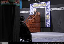 اولین شب عزاداری حضرت اباعبدالله(ع)در بیت رهبری