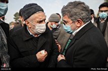 مراسم تشییع و خاکسپاری برادر حاج منصور ارضی