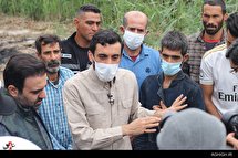 حضور جمعی از مداحان در مناطق سیل زده خوزستان/ بخش سوم
