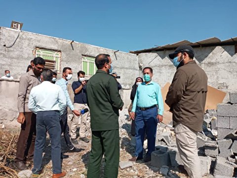 گروه جهادی نورالرضا(ع) در حال بررسی میدانی 