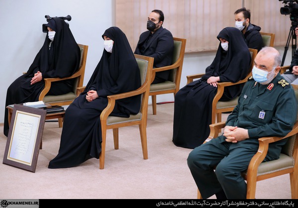 امام خامنهای , سردار قاسم سلیمانی , شهید سپهبد قاسم سلیمانی ,