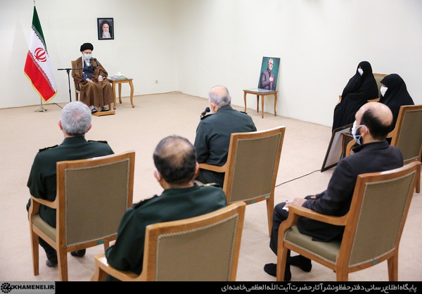 امام خامنهای , سردار قاسم سلیمانی , شهید سپهبد قاسم سلیمانی ,