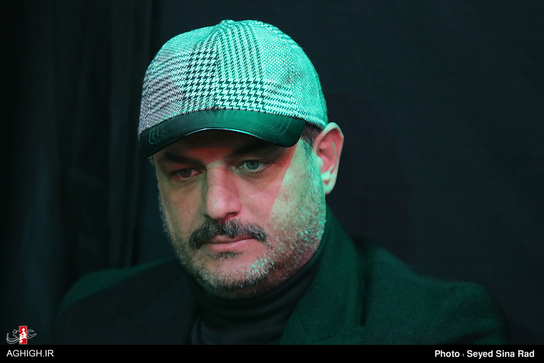 حضور بازیگر و تهیه کننده سینما در روضه خانگی شیخ مصطفی کرمی