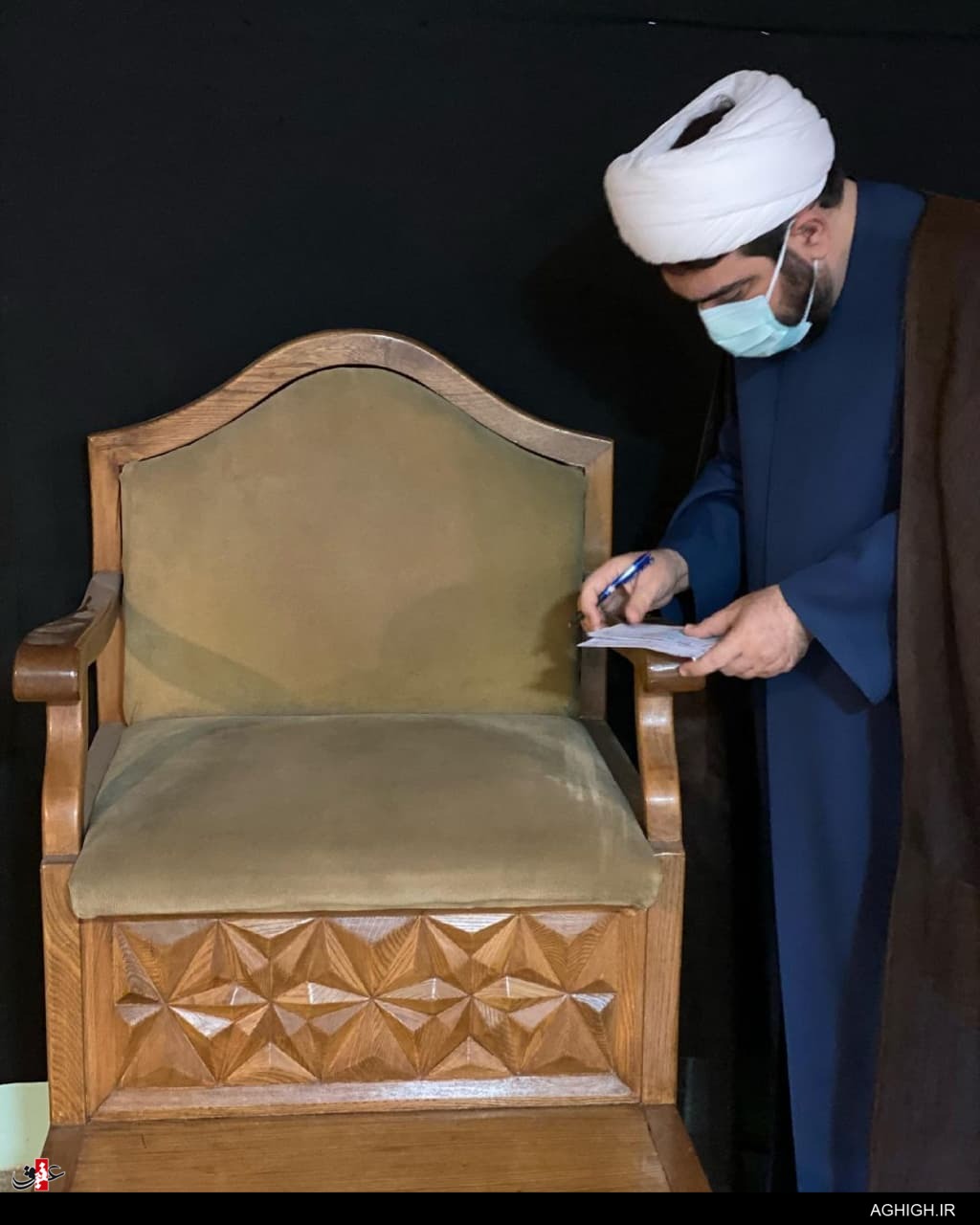 حجتالاسلام شهاب مرادی پای صندوق رای انتخابات 1400 حضور مداحان و سخنرانان پای صندوق رأی+تصاویر