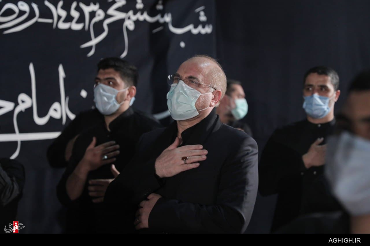 حضور دکتر قالیباف در هیئت الرضا(ع)