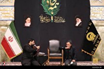 عزاداری شب بیست و هفتم صفر در رواق امام خمینی(ره) حرم امام رضا(ع)