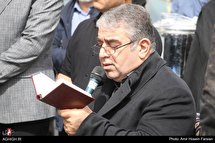 مراسم تشییع مادر حاج حسن خلج