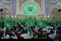 جشن ولادت امام حسن(ع) در حرم امام رضا(ع)