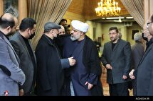 مراسم ترحیم والده حاج علی اکبر مداحی