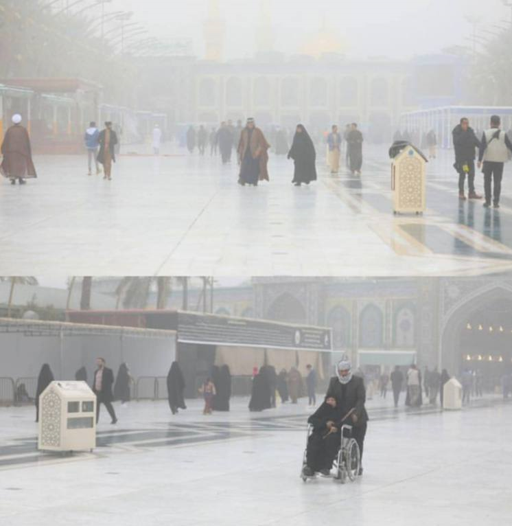 مهگرفتگی در بینالحرمین+عکس مهگرفتگی در بینالحرمین+عکس