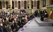 دیدار شاعران و اساتید ادبیات فارسی با رهبر انقلاب
