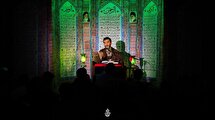 مناجات خوانی شب سوم ماه رمضان در هیئت‌ثارالله‌زنجان
