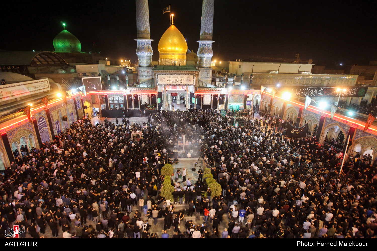 دسته عزاداری جامعه مداح روز اول مسلمیه به حرم عبدالعظیم حسنی(ع) میرود دسته عزاداری جامعه مداح روز اول مسلمیه به حرم عبدالعظیم حسنی(ع) میرود