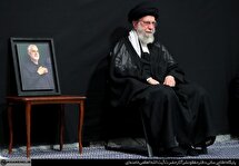 مراسم عزاداری شام غریبان حسینی در بیت رهبری