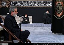 مراسم عزاداری شب عاشورای حسینی(ع) در بیت رهبری