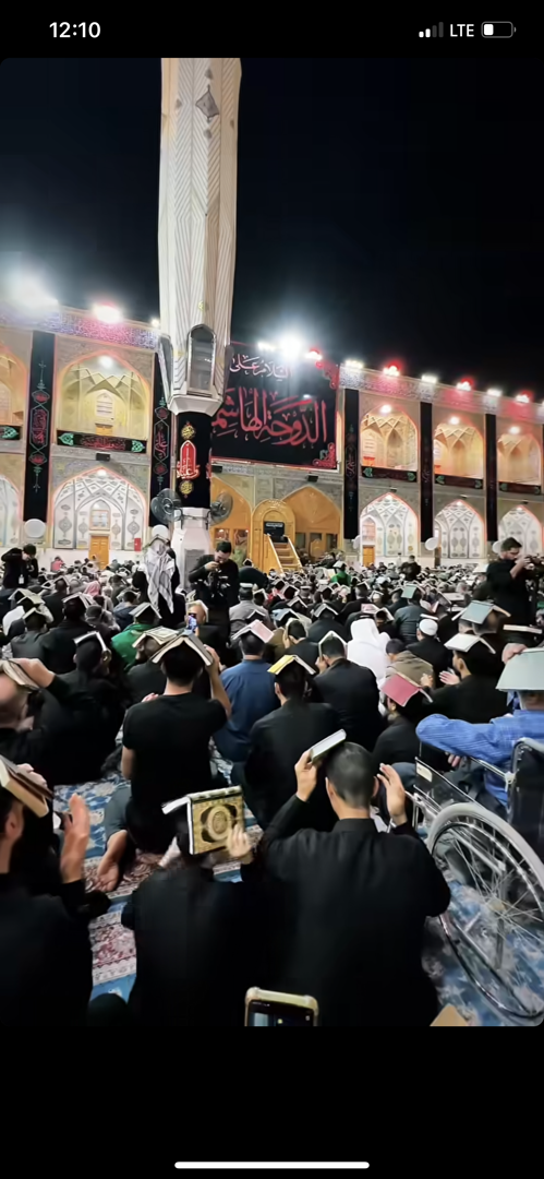 نخستین شب قدر در حرمهای عراق+عکس نخستین شب قدر در حرمهای عراق+عکس