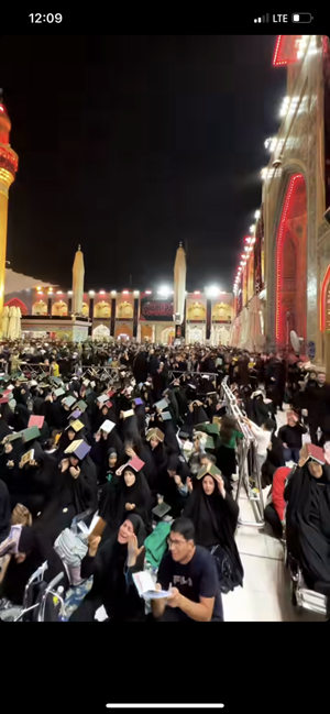 نخستین شب قدر در حرمهای عراق+عکس نخستین شب قدر در حرمهای عراق+عکس