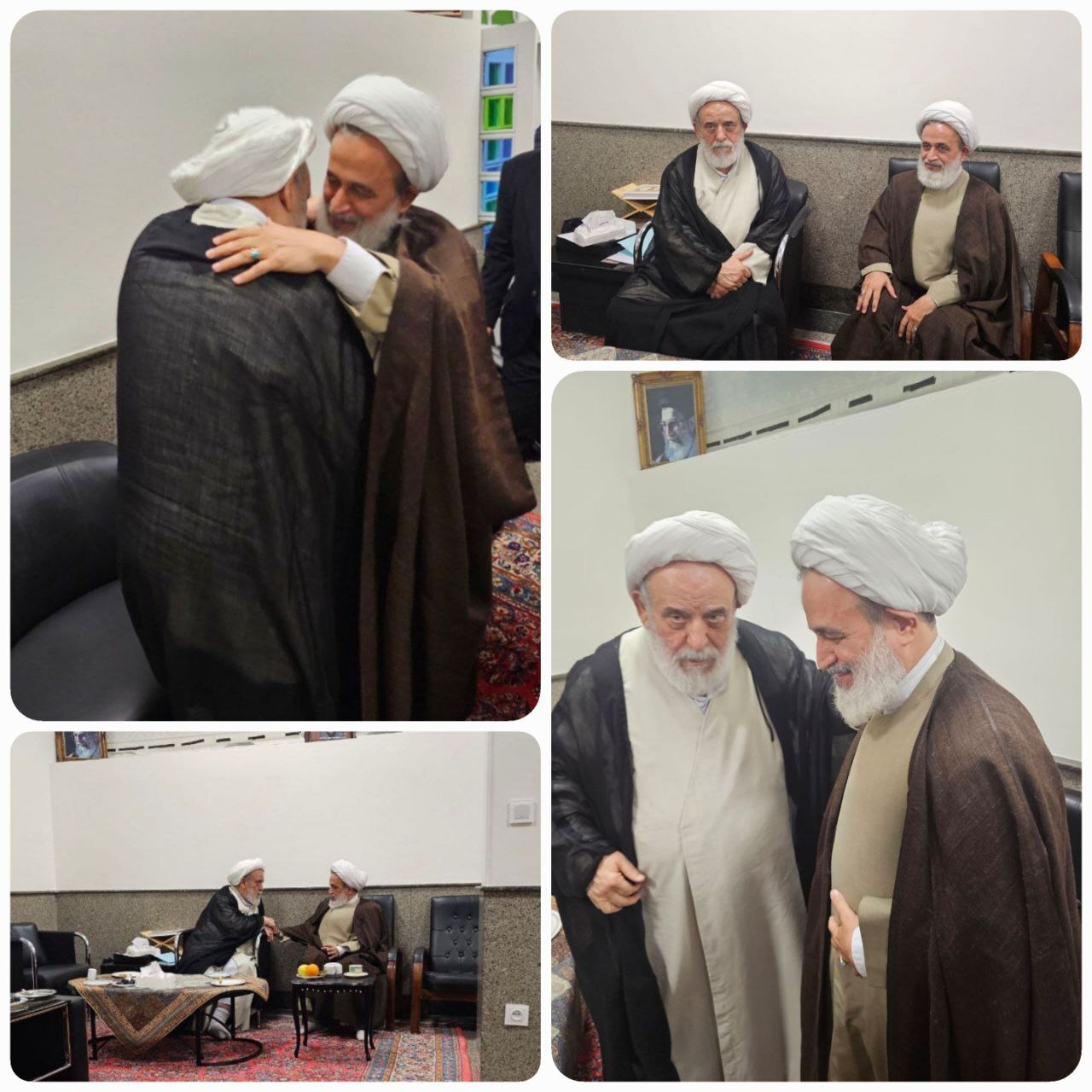 حجتالاسلام پناهیان به دیدار استاد شیخ حسین انصاریان رفت حجتالاسلام پناهیان به دیدار استاد شیخ حسین انصاریان رفت