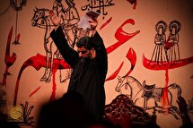 مراسم سیاه پوشان محرم در هیئت ریحانةالحسین(س)