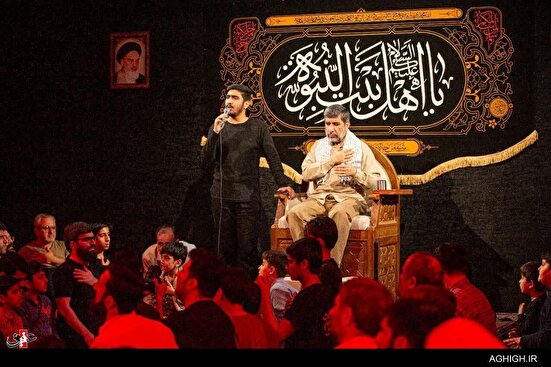 ذکر توسل به ائمه بقیع(ع) در هیئت فاطمیون قم