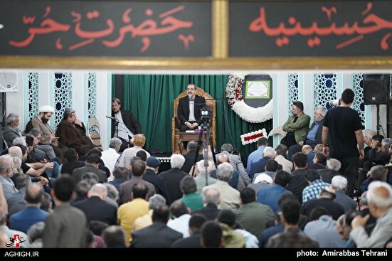 مراسم ترحیم والده سید محمد سادات اخوی