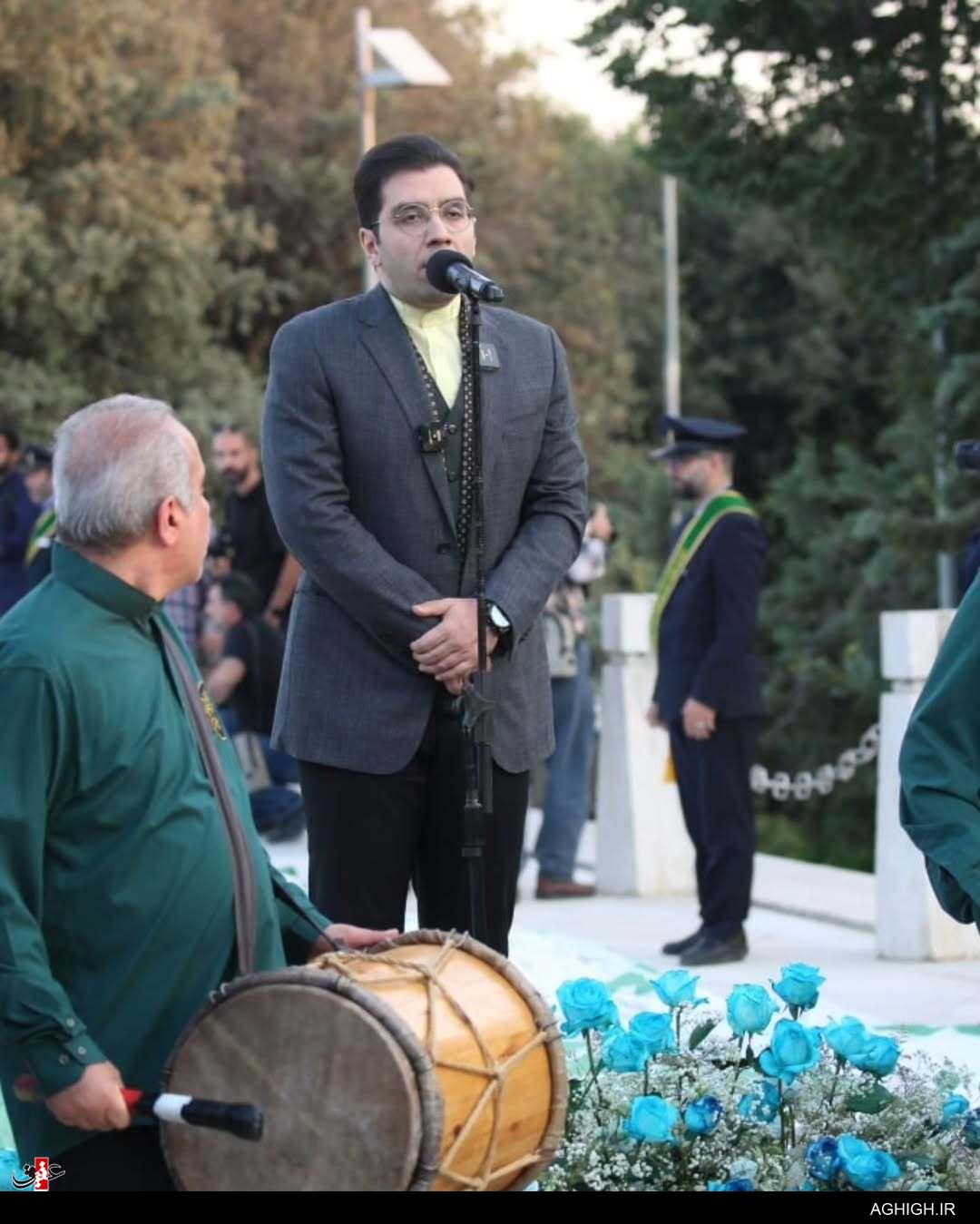 اهتزاز بزرگترین پرچم علوی با ذکر یا حیدر اهتزاز بزرگترین پرچم علوی با ذکر یا حیدر