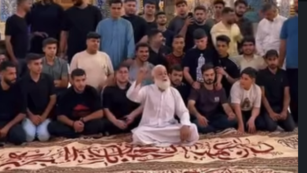 نخستین خیمه عزای محرم در کربلا برافراشته شد +فیلم نخستین خیمه عزای محرم در کربلا برافراشته شد +فیلم