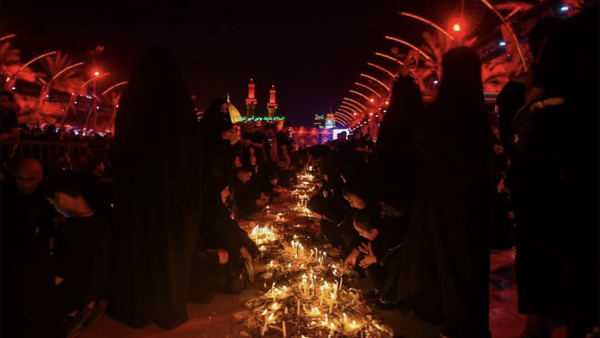 شام غریبان با زمزمه الوداع در کربلا +فیلم شام غریبان با زمزمه الوداع در کربلا +فیلم