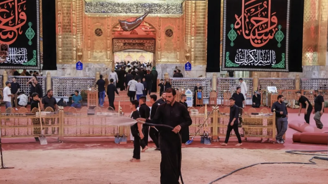 آمادهسازی کربلا برای حضور بزرگترین دسته عزاداری عاشورا +عکس و فیلم آمادهسازی کربلا برای حضور بزرگترین دسته عزاداری عاشورا +عکس و فیلم