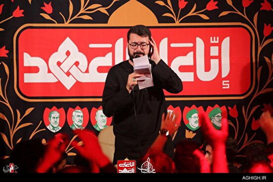 عزاداری شب اربعین در هیئت محبان امام رضا(ع) در کربلا