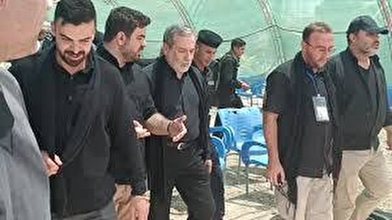 حضور سیدعباس عراقچی وزیر امور خارجه در مسیر مشایه