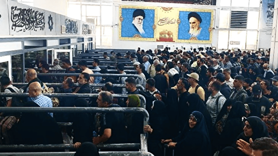 مرز مهران در فاطمیه شلوغ شد